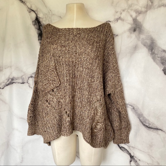 Cozy Casual Sweaters - COZY s&s casual Chunky Knit Brown Swearer | M/L